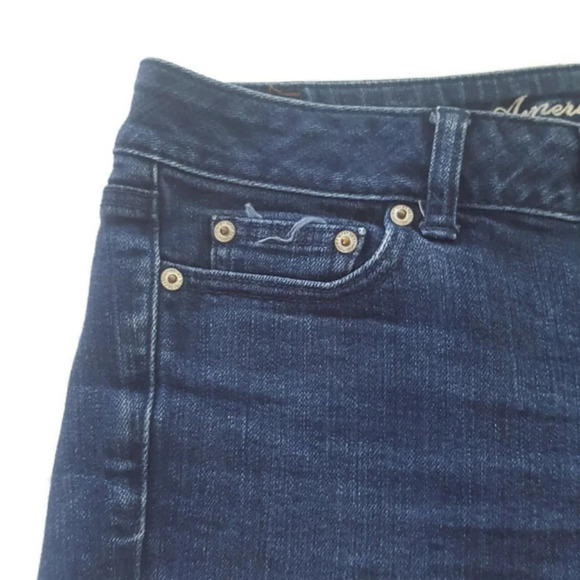 American Eagle Stretch Cut-off Frayed Jean Shorts - Picture 3 of 8